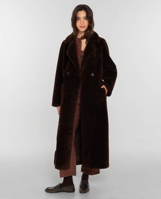 ABRIGO ALMOST READY · MARRÓN