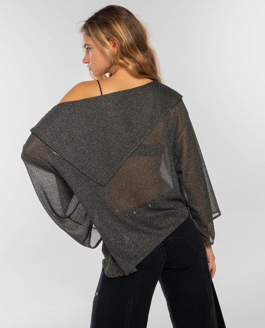 BLUSA CALL ME · GRIS
