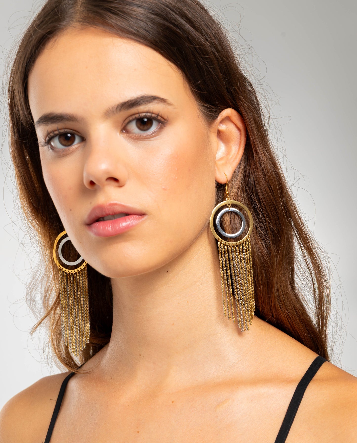 PENDIENTES GIRL CODE · GOLD