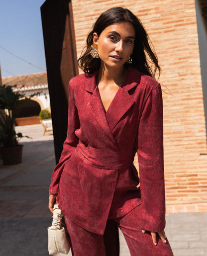 BLAZER JULIETTE · BURDEOS