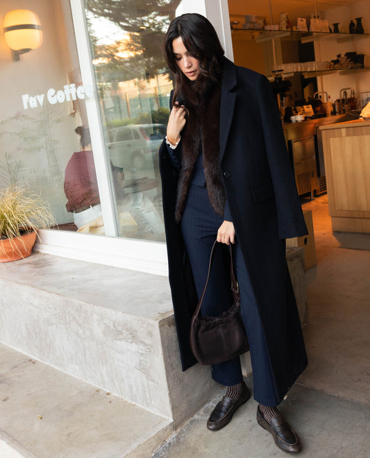 ABRIGO THAT FEELING · AZUL MARINO