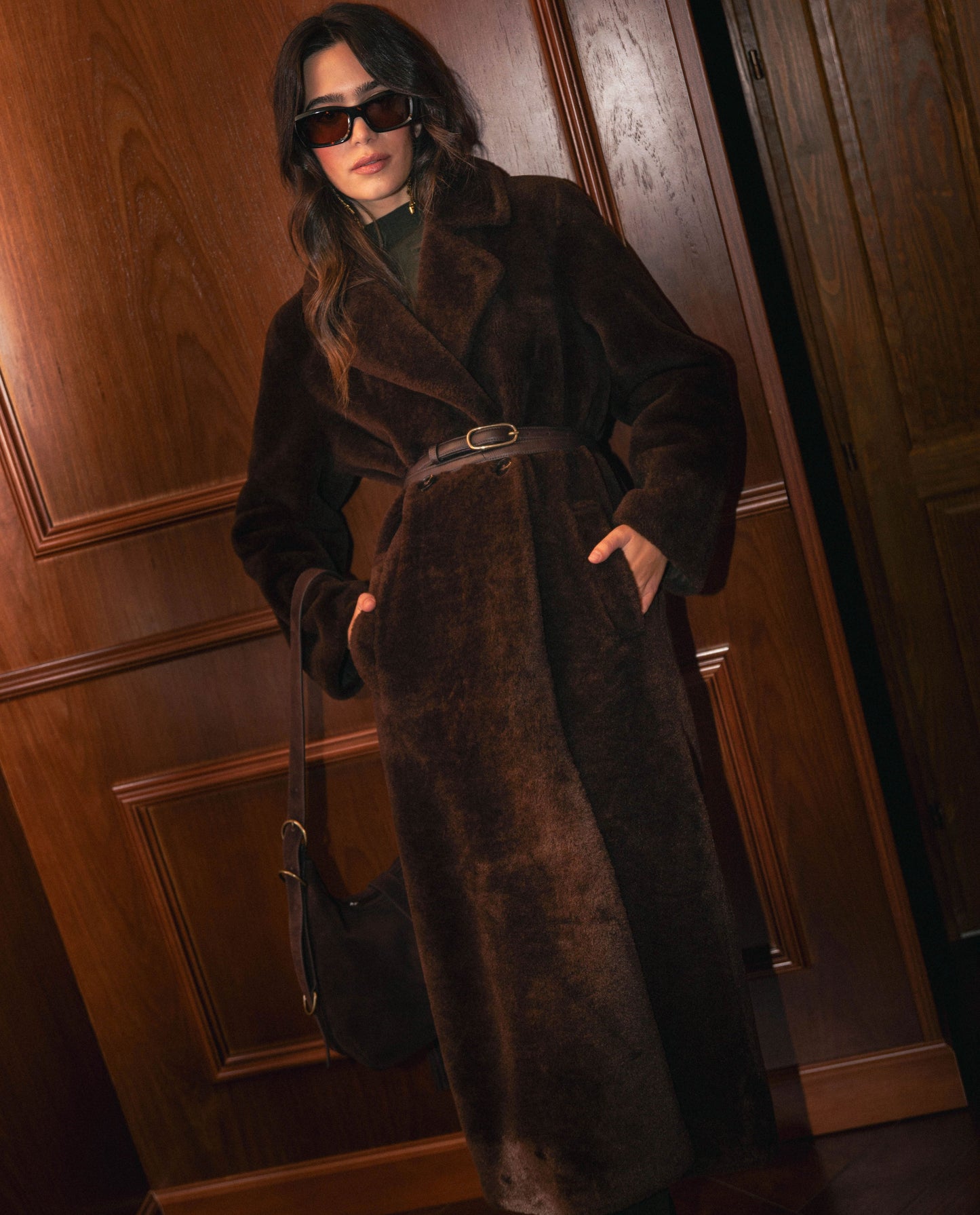 ABRIGO ALMOST READY · MARRÓN