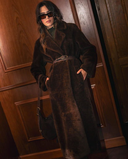 ABRIGO ALMOST READY · MARRÓN