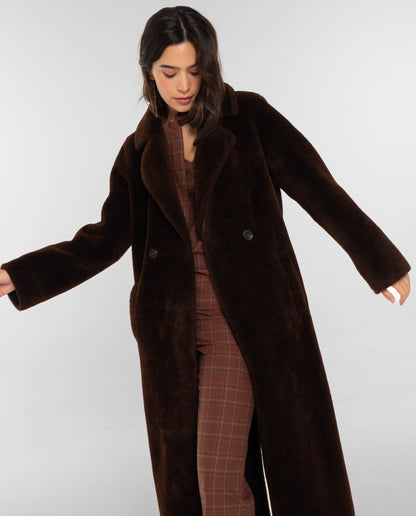 ABRIGO ALMOST READY · MARRÓN