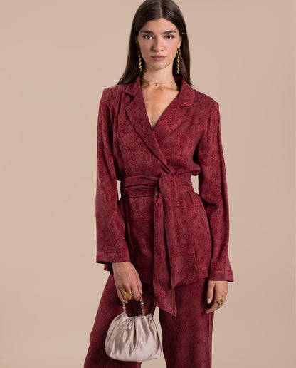 BLAZER JULIETTE · BURDEOS
