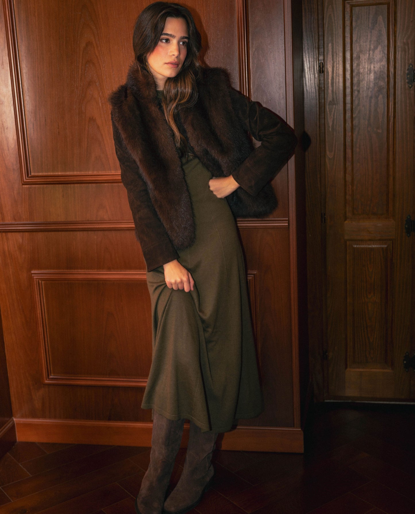 CHALECO ONE WAY · MARRÓN