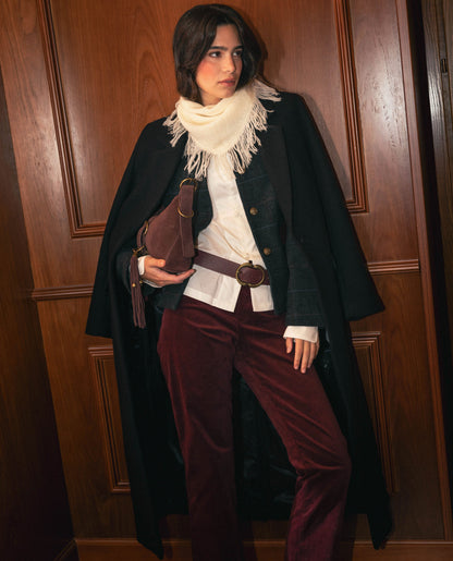 CINTURÓN CASUAL LANE · BURDEOS