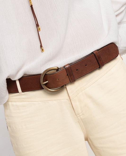 CINTURÓN FIRST ROW · MARRÓN