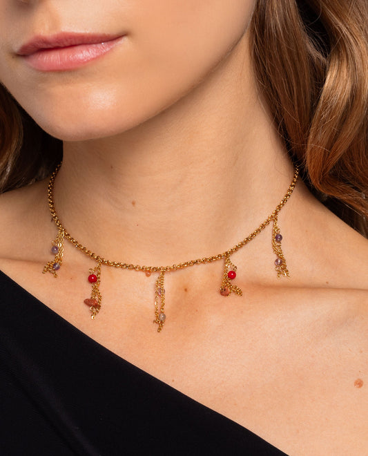 COLLAR DAILY SPELL· MULTICOLOR