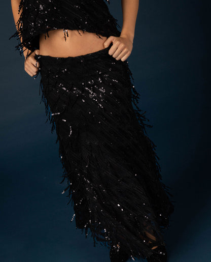 FALDA ONLY FOR TONIGHT · NEGRO