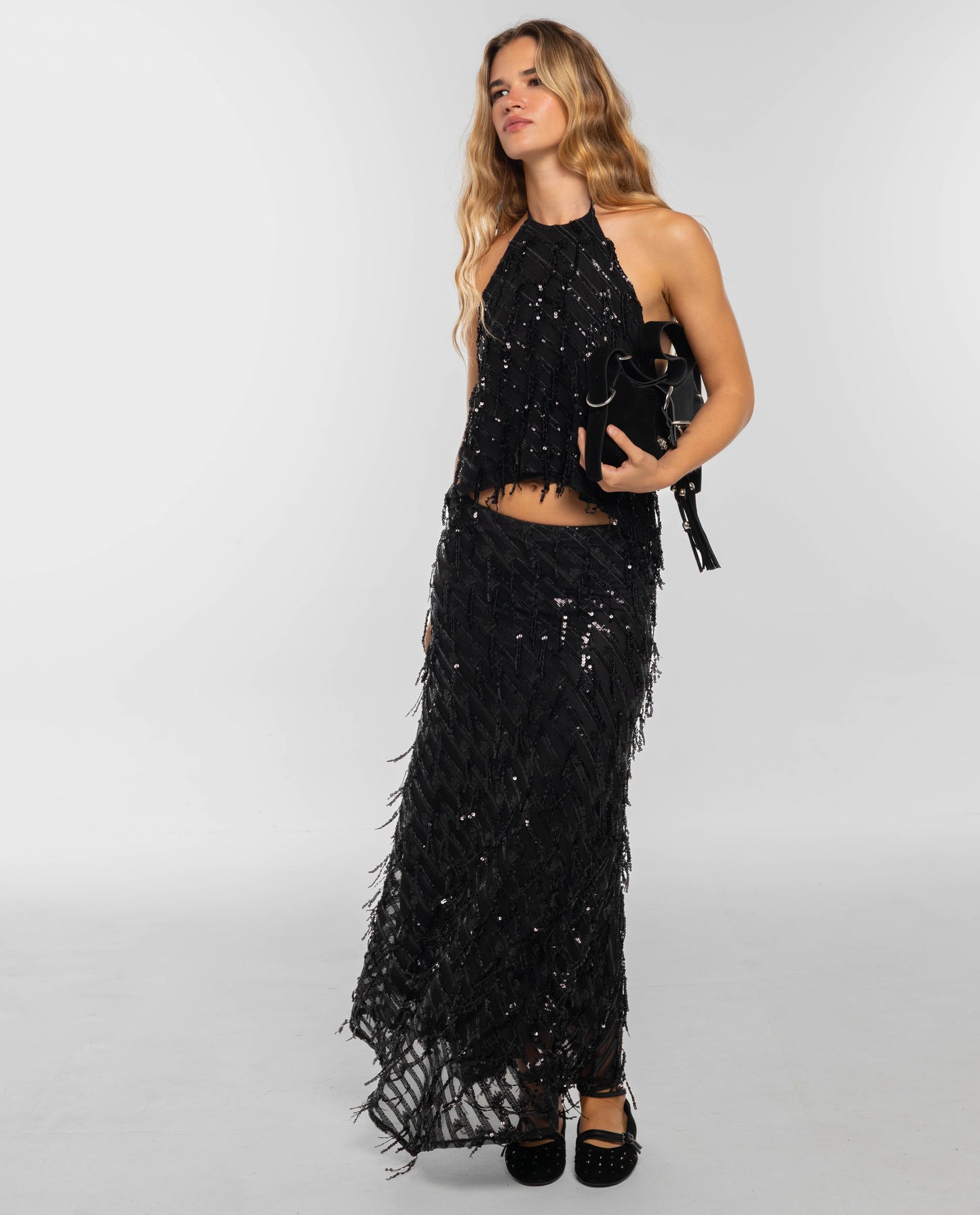 FALDA ONLY FOR TONIGHT · NEGRO