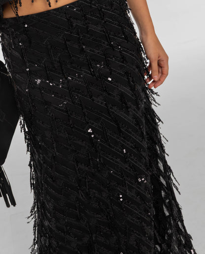 FALDA ONLY FOR TONIGHT · NEGRO