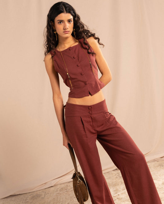 PANTALÓN DAILY STORIES · MARRÓN