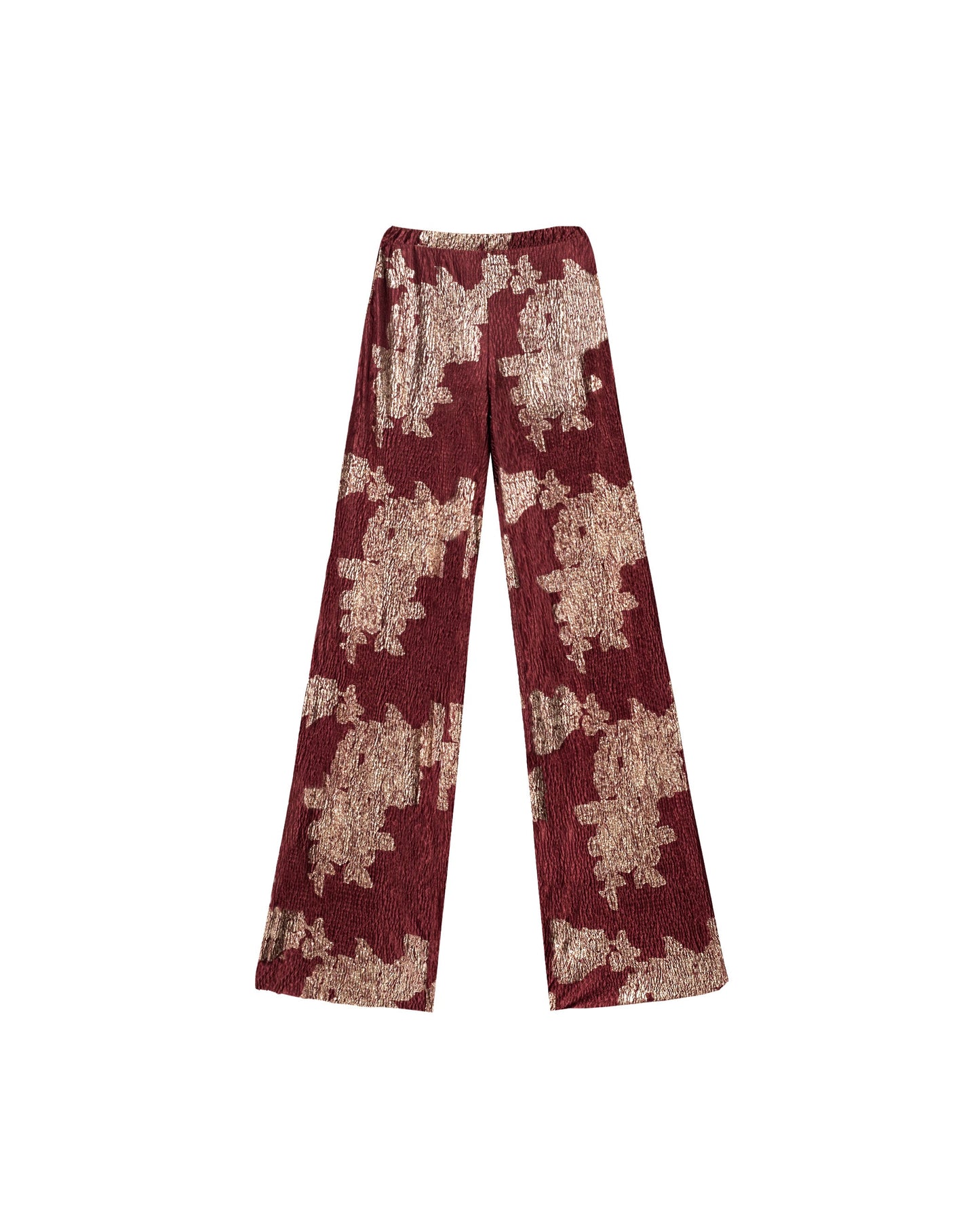 PANTALÓN RUBY BLOOM · BURDEOS
