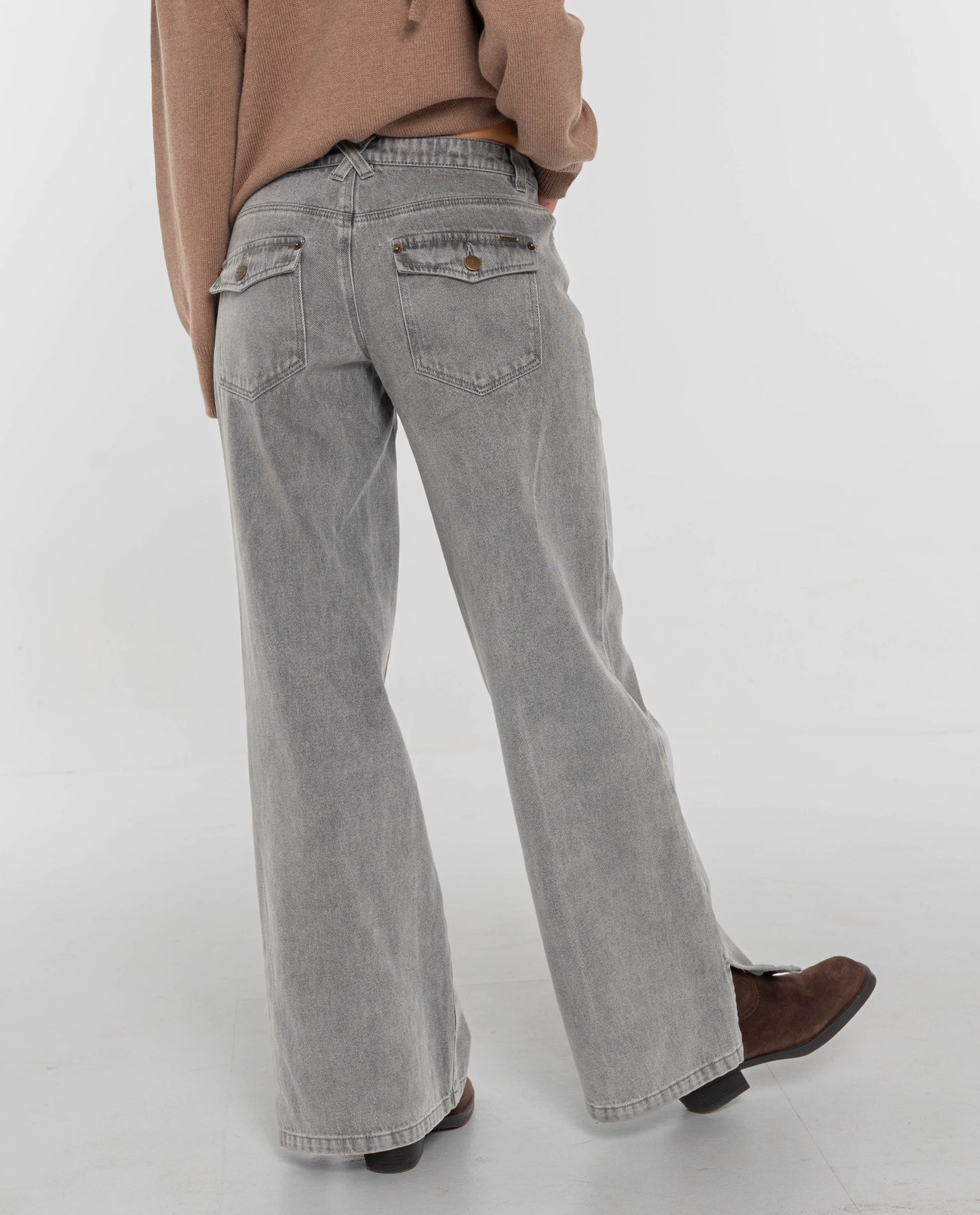 JEANS JUST US · GRIS