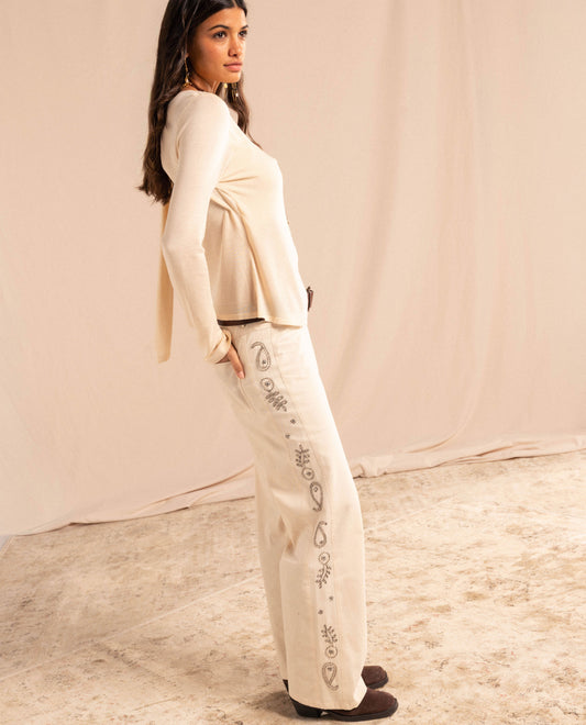 PANTALÓN JUST GIRLS · BEIGE