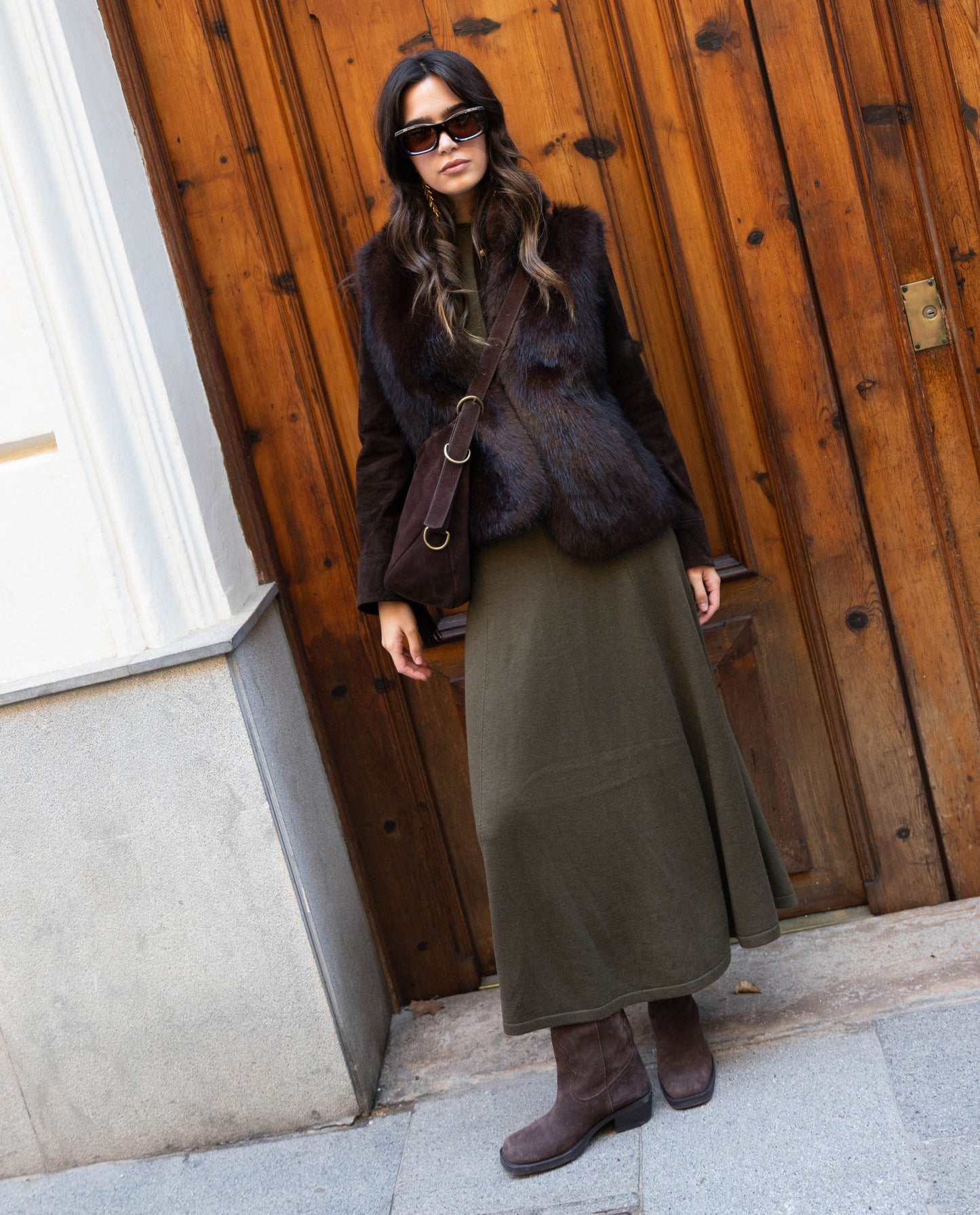 CHALECO ONE WAY · MARRÓN