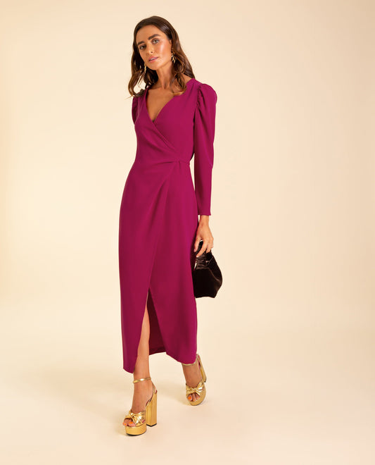 VESTIDO MRS THOMPSON · FRAMBUESA